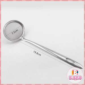 BIBLIO Kitchen Stainless Steel Mesh Spoon Sifter Sieve Filter Kitchenware Cooking Skimmer Strainer S/M/L