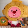 Sanrio Pororo Loopy đồ chơi hoạt hình vải lông kuromi giai điệu quế cáo chó cá mập Gấu bông Hải Ly nhồi bông sang trọng Đồ chơi búp bê có thể hoán đổi cho nhau quần áo quà tặng sinh nhật. 