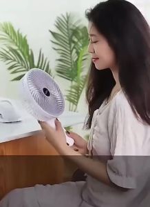 Villa Portable Fan Mini Fan Mulitfunctional Handheld Multi Angle desk fan Rechargeable Clip