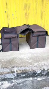 Tas ronjot Tas obrok Tas Kurir Motor terpal Kanvas Jumbo
