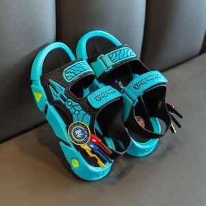 รองเท้าแตะเด็ก พื้นนิ่ม แบบรัดส้น รองเท้าแตะ พื้นนิ่ม เหมาะกับเดินชายหาด แฟชั่นฤดูร้อน สําหรับเด็กผู้ชาย อายุ 2-8 ปี-Amaya