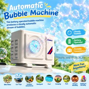 Bubble machine Toys Electric Bubble Machine Automatic Bubble Maker Machine Electric Bubble Toy Outdoor Play Baby Kids Toys