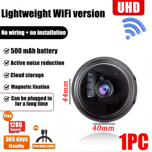 👍Small and Smart👍2025 new upgrade version A9-X Mini HD Camera，Wireless Surveillance CCTV Camera Connect To Cellphone 1080P Hidden Portable Camera Night Vision Movement detection alarm