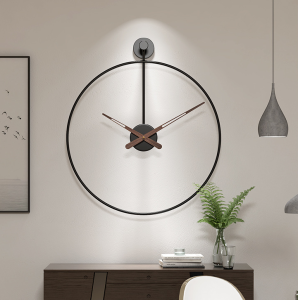 Nordic Style Iron Wall Clock Creative Fashion Modern Design Mute Clocks for Home Living room Decor Office Hanging Digital Watch Clocks