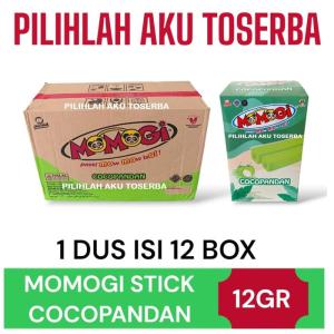 Momogi LONG Stick COCOPANDAN 12 gram - ( HARGA 1 DUS )