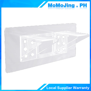 4pcs Closet L-type Shelf Support Bracket Punch-Free Wardrobe Layered Partitions