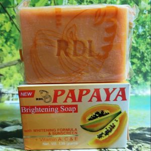 Sabun Pepaya Brightening soap 135gram 12pcs