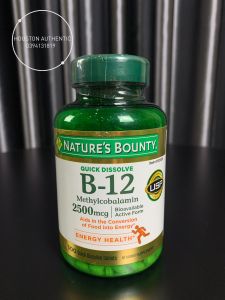 [ĐỦ BILL STORE + AIR] Viên Bổ Sung Vitamin B12 Natures Bounty - Nature Made - Kirkland_ Live mua hàng tại Mỹ