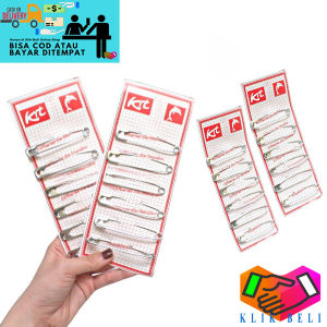 Klik-Beli Peniti Jumbo Isi 6 Pcs Peniti Kasur Sprei Bayi Pin Jarum Ukuran Besar Stainless Steel