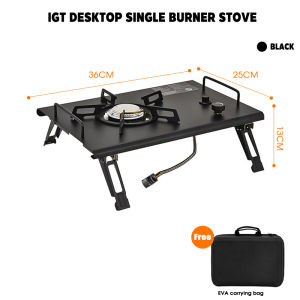 Mount Peak Portable Cook Station | Easy Setup | Aluminum | with Storage Bag | Kitchen table | Outdoor Dining | Stove Table | Mesh Bags