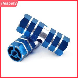 Heabety 2pcs nhôm M TB Xe Đạp Xe Đạp Một xle pedal chống trượt phía trước phía sau một xle chân PEGs xe đạp socle footrest đạp Phụ Kiện Xe Đạp