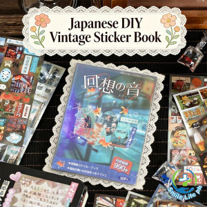 Japanese DIY Vintage Sticker Book Easy Peel Star Film Matte Glossy Craft Materials Journaling