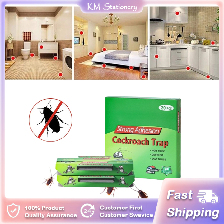 20Pcs Cockroach Killer Roach Traps Roach Bait Roach Motel Cockroach ...