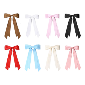 Thời trang kẹp tóc năm mới kẹp tóc thanh lịch Ribbon barrette bó mũ nón ngọt ngào kích thước lớn