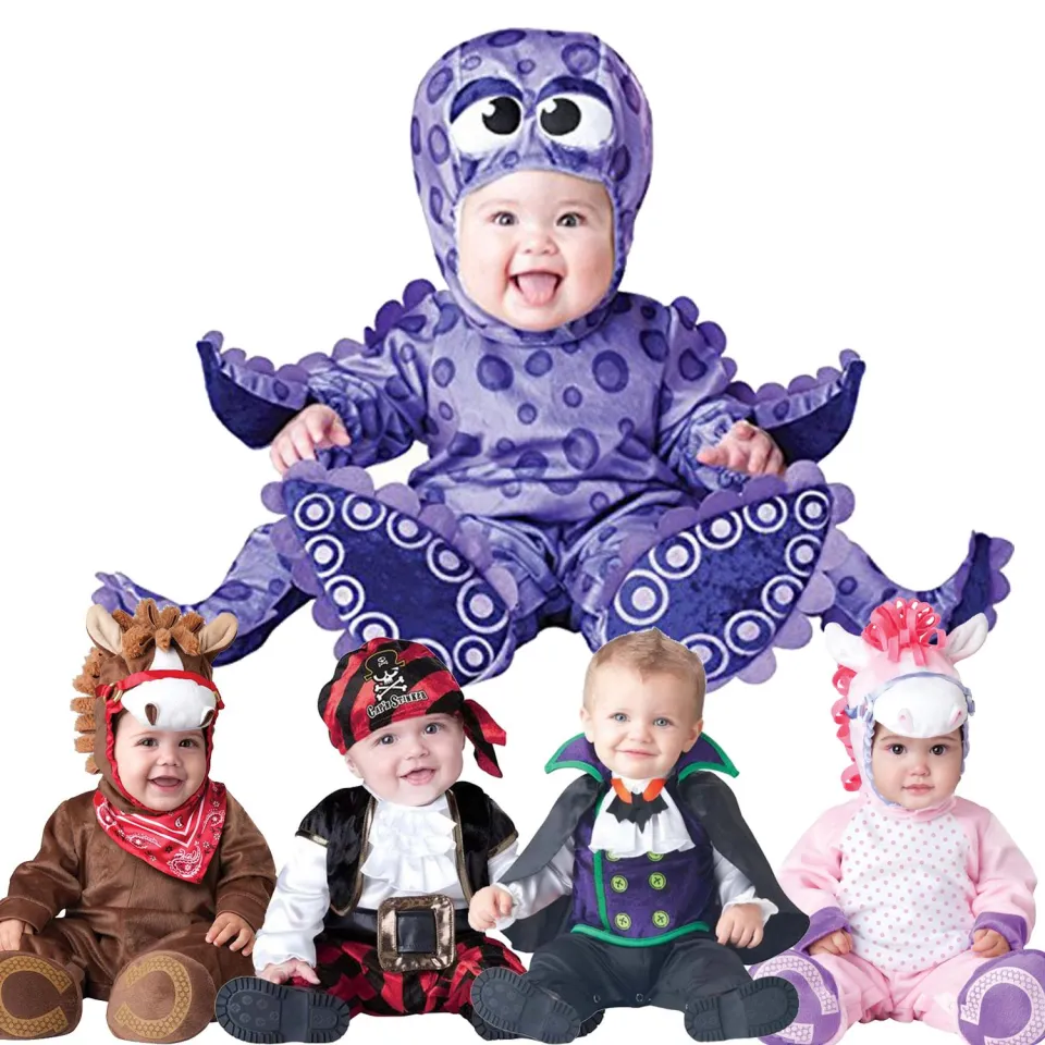 Baby's Cute Animal Romper Halloween Role Play Costume Pirate