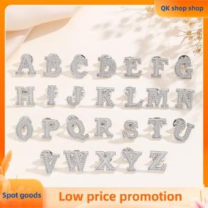 ✨QK shop✨ A-Z Letter Initial Lapel Pin Brooches Vintage Coat Suit Shirt Badge Party Office Brooch Pins Gifts For Men And Women Accessories