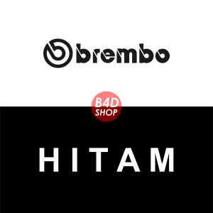 Stiker Motor Keren BREMBO Cutting Decals Aksesoris Master Rem Motor Ukuran 9 Cm Anti Air Keren