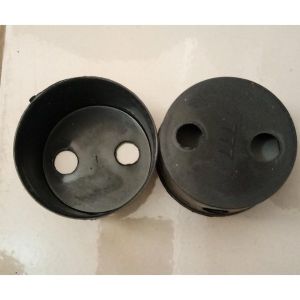 Dop Sambungan Kabel Listrik Bulat Hitam
