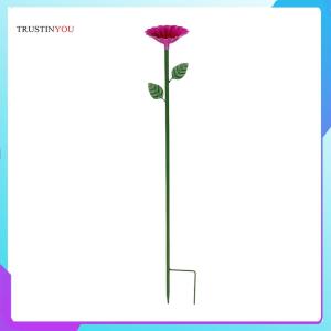 Bee Watering Station Bee Cups with Stake Butterfly Bath Bowl Multi-Function Standing Bee Feeder for Garden Yard Decor