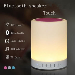 Speaker Lampu Sentuh Warna Smart Touch Lamp Bluetooth Speaker