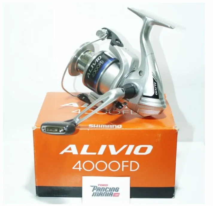 harga reel shimano alivio 4000 fd Spor ve Outdoor Twist Fin helps prevent line tangling Jual Reel Shimano Alivio 4000