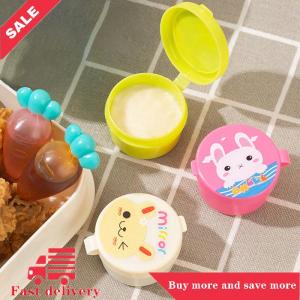 [COD]Flash Delivery 3 4pcs Mini Condiment Squeeze Bottle Salad Dressing Ketchup Squeeze Jar Container Plastic Portable Lunch Box Sauce Spray Bottle