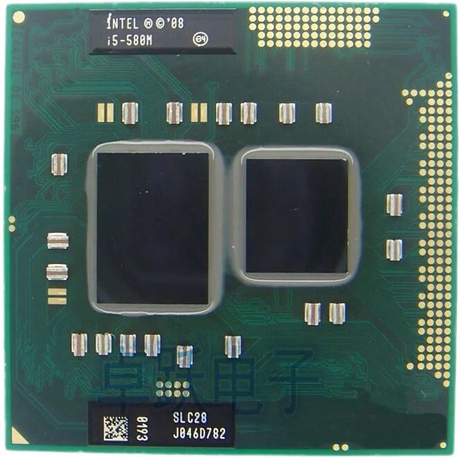 Original Intel Core i5-580M Processor 3M Cache, 2.66GHz ~ 3.33Ghz, i5 ...
