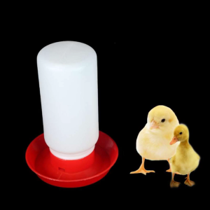 Chick Waterer and Feeder Automatic Poultry Waterer Containers for Chick Birds Pigeons Quails