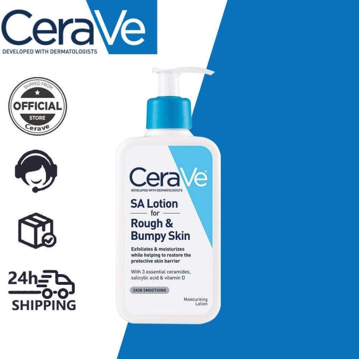 CeraVe SA Lotion for Rough & Bumpy Skin | Exfoliating Body Lotion with Vitamin D, Hyaluronic Acid & Salicylic Acid - 19 Ounce