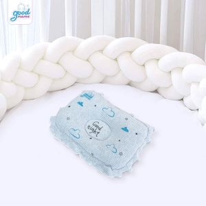 Gối cho bé sơ sinh Goodmama gối lõm đầu 20x30cm vải Cotton êm mềm mịn mát không vón cục