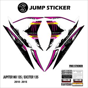 Stiker striping jupiter mx new 135 grafis variasi 044
