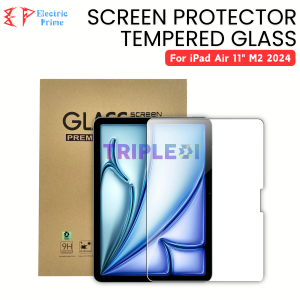 Tempered Glass For iPad Air 11 inch M2 2024 Anti Gores TRIPLEDI Screen Guard Scratch Protector 9H Hardness Pelindung Layar Tablet Kaca HD A2902 A2903 A2904