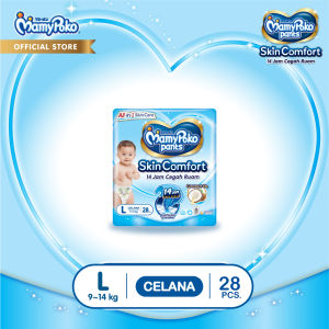 MamyPoko Pants Skin Comfort ukuran L28 (9-14kg)