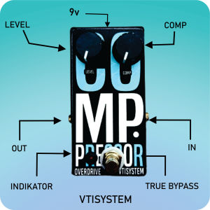 Efek Gitar Compressor - Compressor Termurah Premium VTISYSTEM