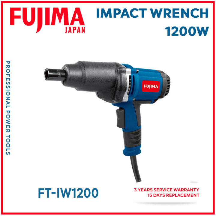 Fujima Electric Corded Impact Wrench Power Tools 1200w Heavy Duty