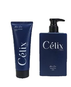 Combo Phong Độ - Dầu gội 3in1 và Sữa Rửa Mặt Célix Men - Chăm Sóc Tóc Da Mặt - Skincare Làm Đẹp Da Dưỡng Ẩm Da Cosmetic