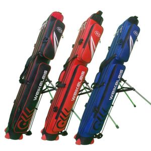 Bao Đựng Cần Weikeleis 3 Ngăn Có Chân ChốngTúi Đựng Cần Chống Thấm - Đỏ