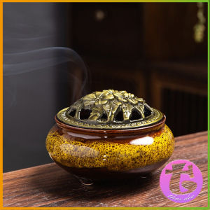 Thai Dee กระถางธูปเซรามิก ที่วางกำยาน minimal เซรามิค วัสดุคุณภาพทนร้อนได้ดี incense burner