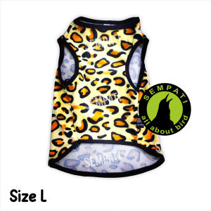 SEMPATI Baju Kucing Anjing Motif Macan Harimau Model Loreng Totol Baju Kaos Singlet Kostum Tshirt Hewan Peliharaan Kucing Anjing Kelinci Monyet Cat Dog Kitten Adult Anabul Puppy Baju Bermain Santai Fashion Kucing Tanpa Lengan