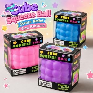 Colorful Slow Rebound Squeeze Ball Fidget Sensory Toy Stress Relief ADHD Autism Soft Portable Squishy Toy For All Ages