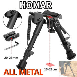 【Shipping From Philippines】100% Original Carbon Fiber Tactical Support Tripod Bipod Adjustable Outdoor Sport Tactical Support 6-9 Inch 360 Degree Rotating V8 Retractable Elastic Bipod For Tactical Accessories Blaster