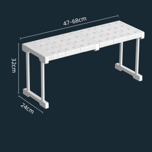 ชั้นวางเสื้อผ้า ชั้นเก็บเสื้อผ้า ชั้นเก็บของในตู้เสื้อผ้า ปรับความยาวได้ ชั้นวางของแยกตู้เสื้อผ้า ซ้อนกันได้ อุปกรณ์จัดเก็บเสื้