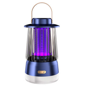 SG【ReadyStock】 Physical Electric Shock Mosquito Killer Safe for Mother Baby Wireless Use Vertical Hanging Wall Mount 3 Speed Adjustment 720° Capture Anti Shock Fireproof 2000V High Voltage Kill Silent 100m²