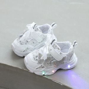 2026 New Girls Soft Sole Non-Slip Shoes Cute Princess Casual Sneakers Lightweight Sport Shoes for Toddler Little Girls Spring2026