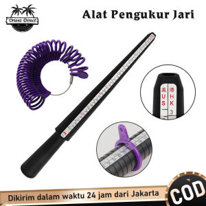 US Alat Ukur Cincin Jari Ungu Pengukur Cincin Ring Sizer Untuk Membuat Perhiasan DIY