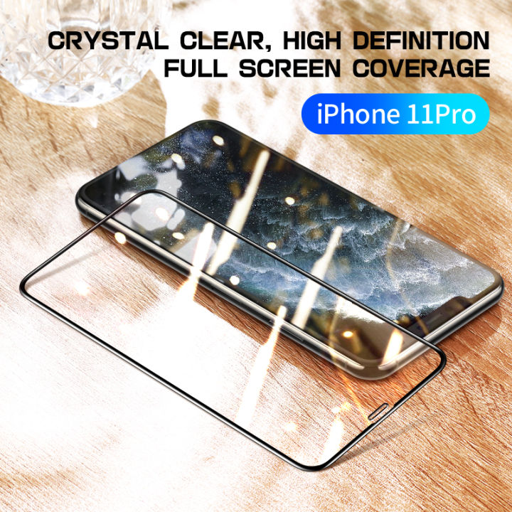 SUPCASE iPhone 11/11 Pro/11 Pro Max Full Screen Cover Clear  Anti-Bluelight Tempered Glass Screen Protector Lazada