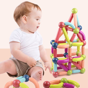 Variable magnetic rod baby building block assembly toyBuild Your Own Education STEM Toys,toys for Boys Girls 6 8 9 10 12 16 Years Old