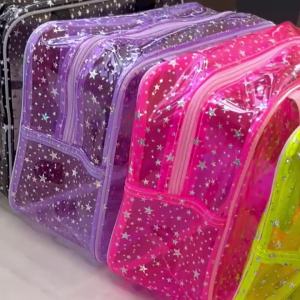 Best-selling womens bag colorful star waterproof makeup bag portable large-capacity high-end travel toiletry bag storage bag