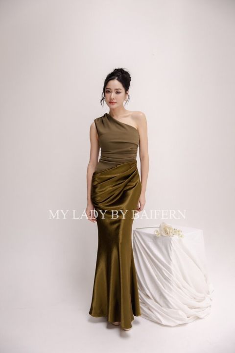 python-programming python งานอ.สมชัย... ชุดเดรสไปงานแต่ง ชุดออกงาน MY LADY BY BAIFERN - ML0511 | Lazada Thailand
