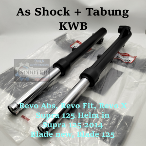 Shock Depan Assy KWB/KWW HONDA REVO ABS REVO FIT REVO X SUPRA 125 HELM IN SUPRA 125 2014 BLADE NEW BLADE 125 BLADE PERTAMA/LAMA PRESISI DAN AWET (Bisa Cod)